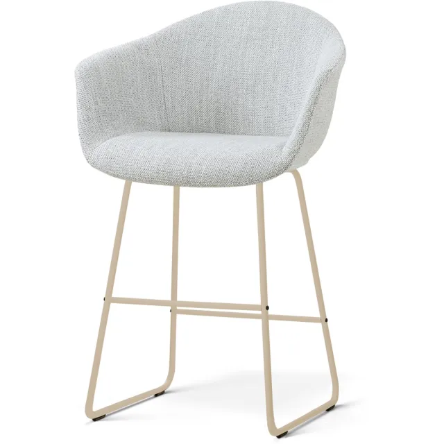 Nolon Nino-Eef barkruk beige gemêleerd - beige onderstel - 65 cm, foto 2