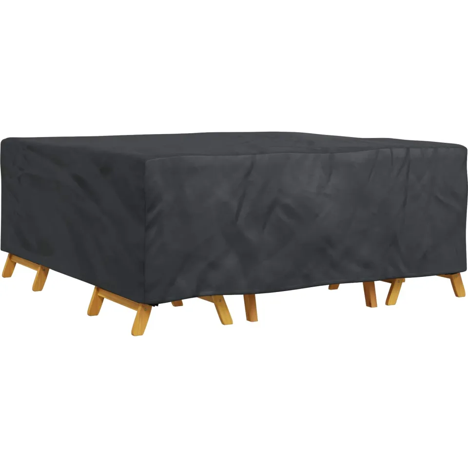 vidaXL Meubelhoes Effen Zwart 210 x 200 x 70 cm