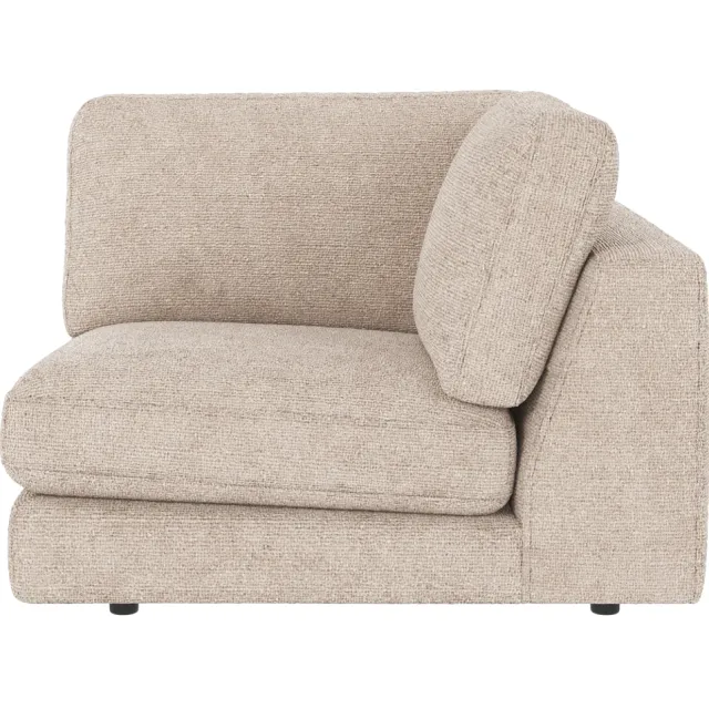 Rowico Home Duncan modulair hoekelement lichtgrijs/beige - 103 x 103 cm