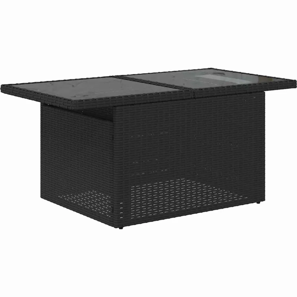 vidaXL Tuin Sofa Set 5 st Zwart [Synthetisch]: Poly Rattan, foto 3