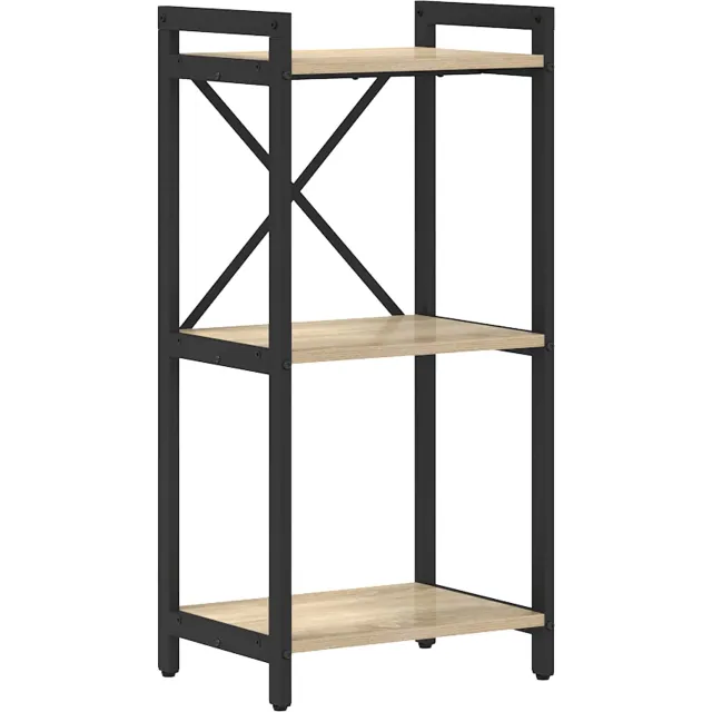 vidaXL Boekenkast 40 x 30 x 85 cm Bewerkt hout Sonoma Eiken Bruin