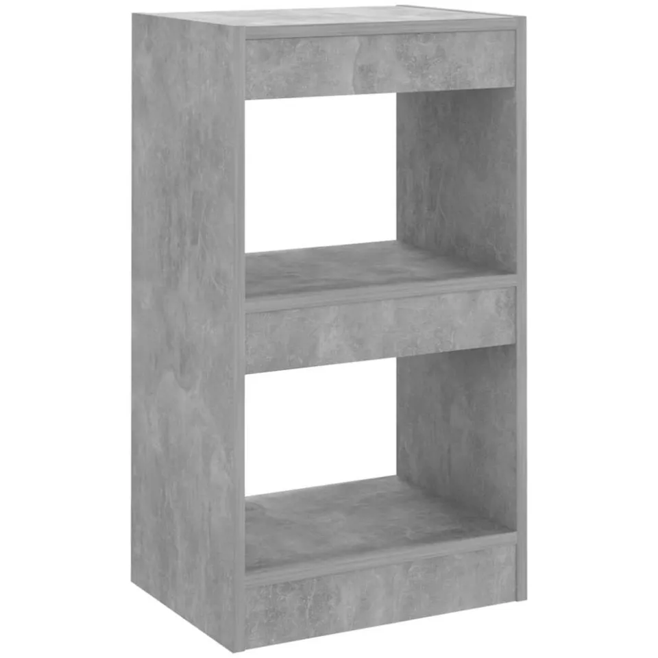 vidaXL Boekenkast/kamerscherm 40x30x72 cm betongrijs