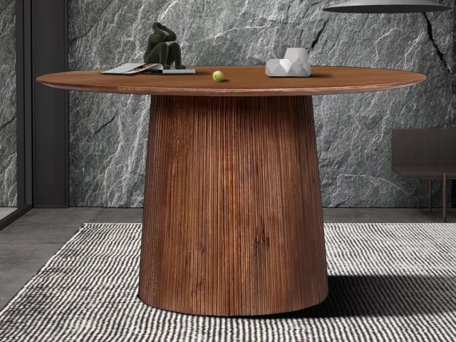 Mobistoxx MIGADON ronde eettafel lichtbruin