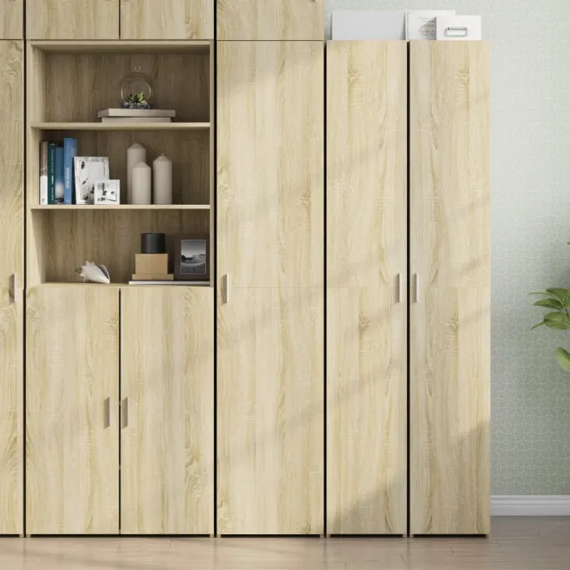 vidaXL Hoge kast 40x42,5x185 cm bewerkt hout sonoma eikenkleurig, foto 2