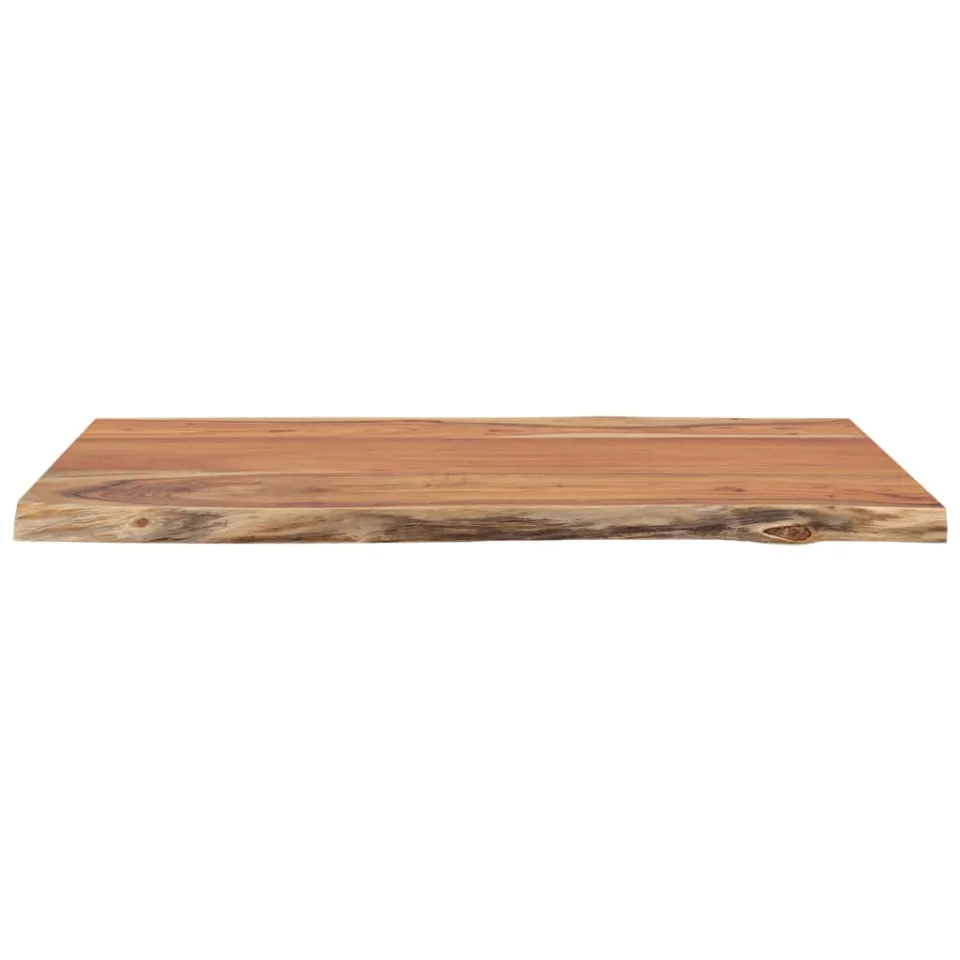 vidaXL Tafelblad rechthoekig natuurlijke rand 50x40x2,5 cm acaciahout Bruin
