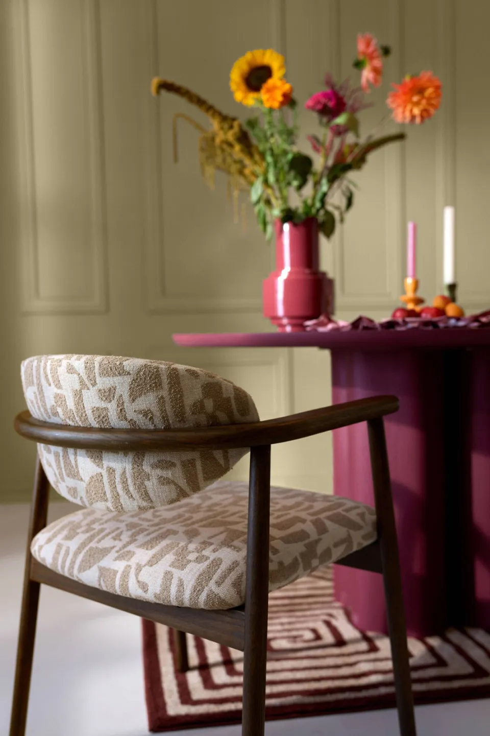 NOUS Living eetkamertafel Hexan bordeaux, foto 3