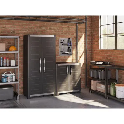 Keter Garage Kast Xl Laag 89x54x99cm Zwart, foto 3