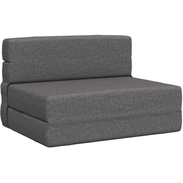 vidaXL Vouwbare - Sofa - Bed - Lichtgrijs - 70 - x - 72 - x - 60 - cm - Stof