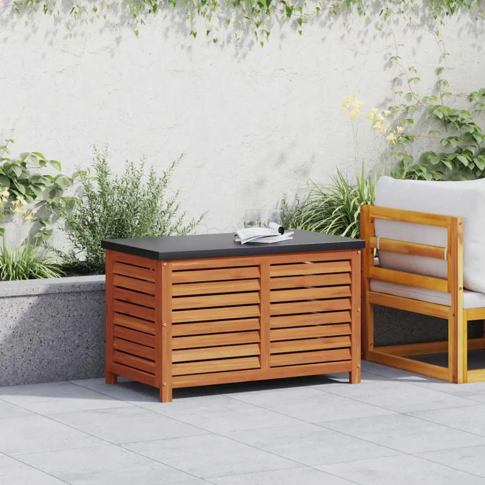 vidaXL Tuinbox 90x48x55 cm massief eucalyptushout bruin, foto 3