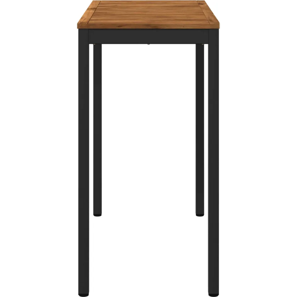 vidaXL Tuinbar Tafel NAARDEN Naturel en Zwart 108,5 x 55 x 105 cm, foto 4
