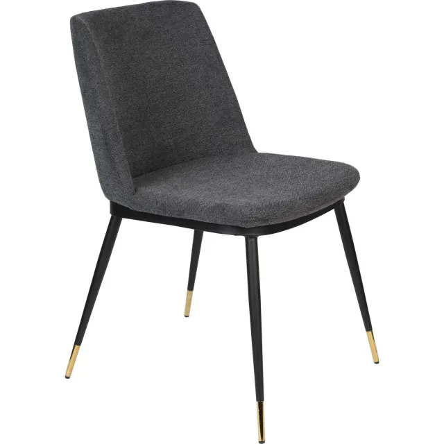 AnLi Style CHAIR LIONEL DARK GREY Donker Grijs