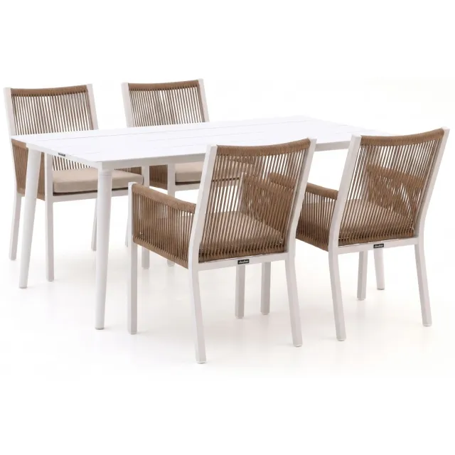 Manifesto Furniture Manifesto Rivola/Sora 160cm dining tuinset 5-delig, foto 2