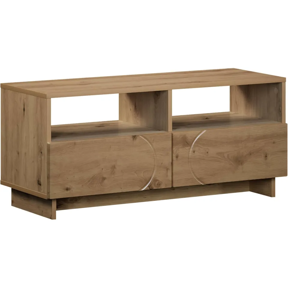 vidaXL TV-standaard 90 x 34,5 x 40 cm Artisanaal eiken Bewerkt hout