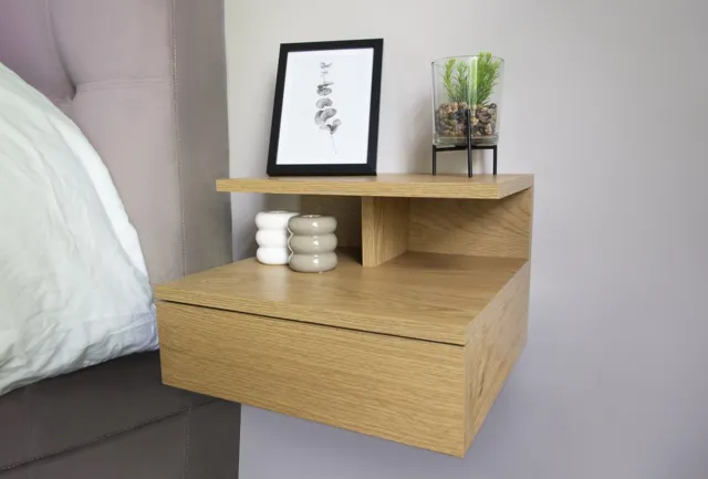 Milton & Oldbrook Zwevend Nachtkastje Alicante Hout