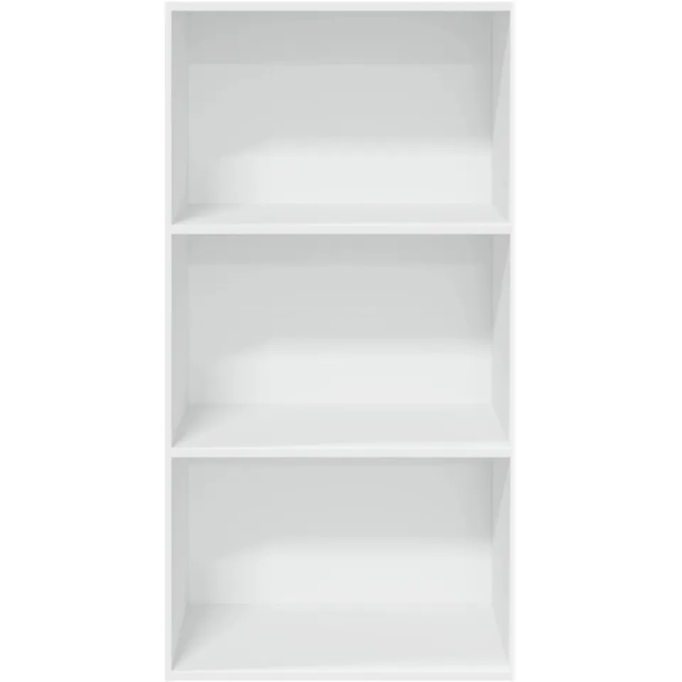vidaXL Boekenkast 60x30x114 cm bewerkt hout wit, foto 3