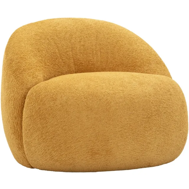 Mauro Ferretti Fauteuil Ginevra Armchair Mustard 81×78×64 cm Mosterdgeel