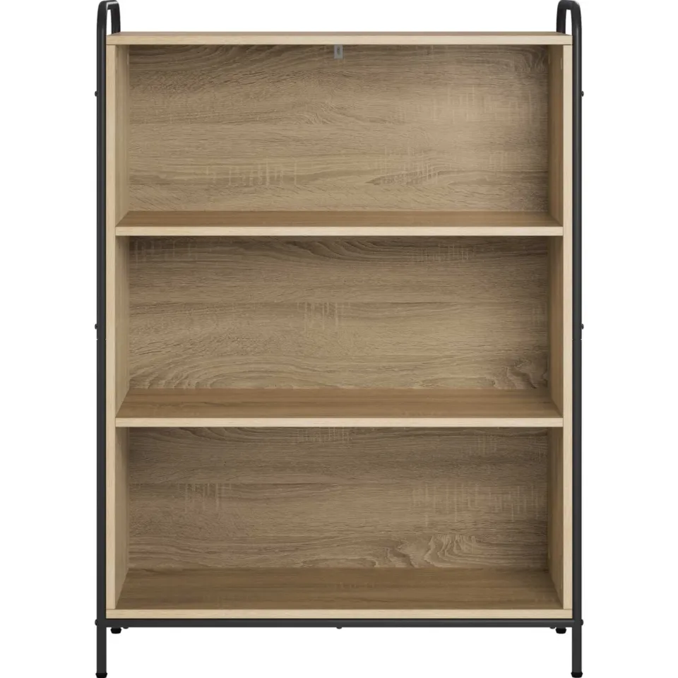 vidaXL Boekenkast 55,5 x 33 x 174 cm Bewerkt hout Sonoma Eiken Bruin