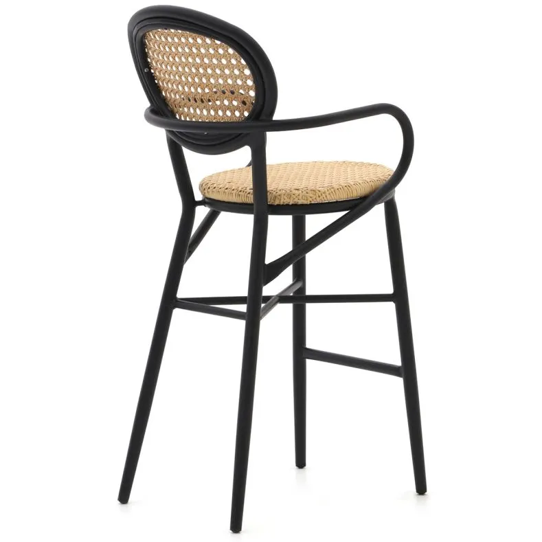 Forza Furniture Forza Tovel barstoel stapelbaar taupe, foto 3