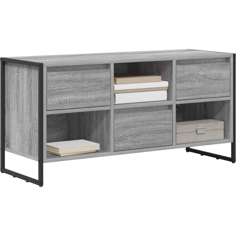 vidaXL TV-kast 100 x 36 x 49,5 cm Grijs Sonoma Bewerkt hout