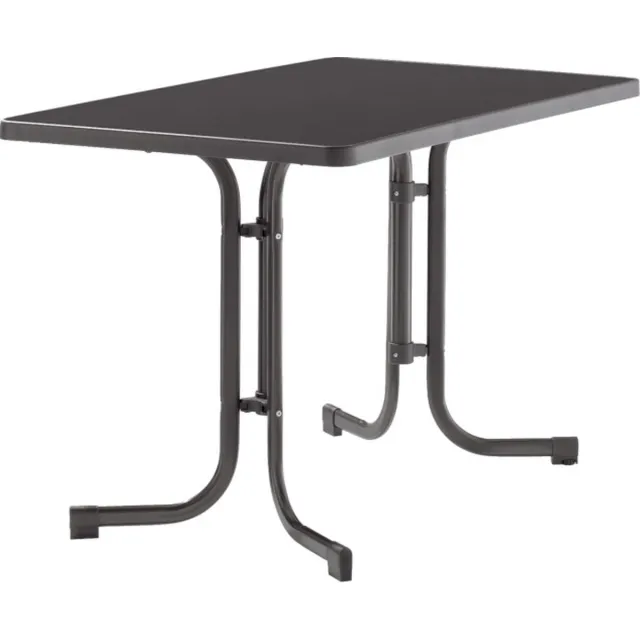 Brafab Mecalit Tuintafel 115x70 4-poots - Grijs Antraciet