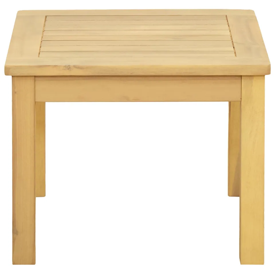 vidaXL Salontafel Licht acacia 45 x 45 x 36 cm Massief Acaciahout Bruin
