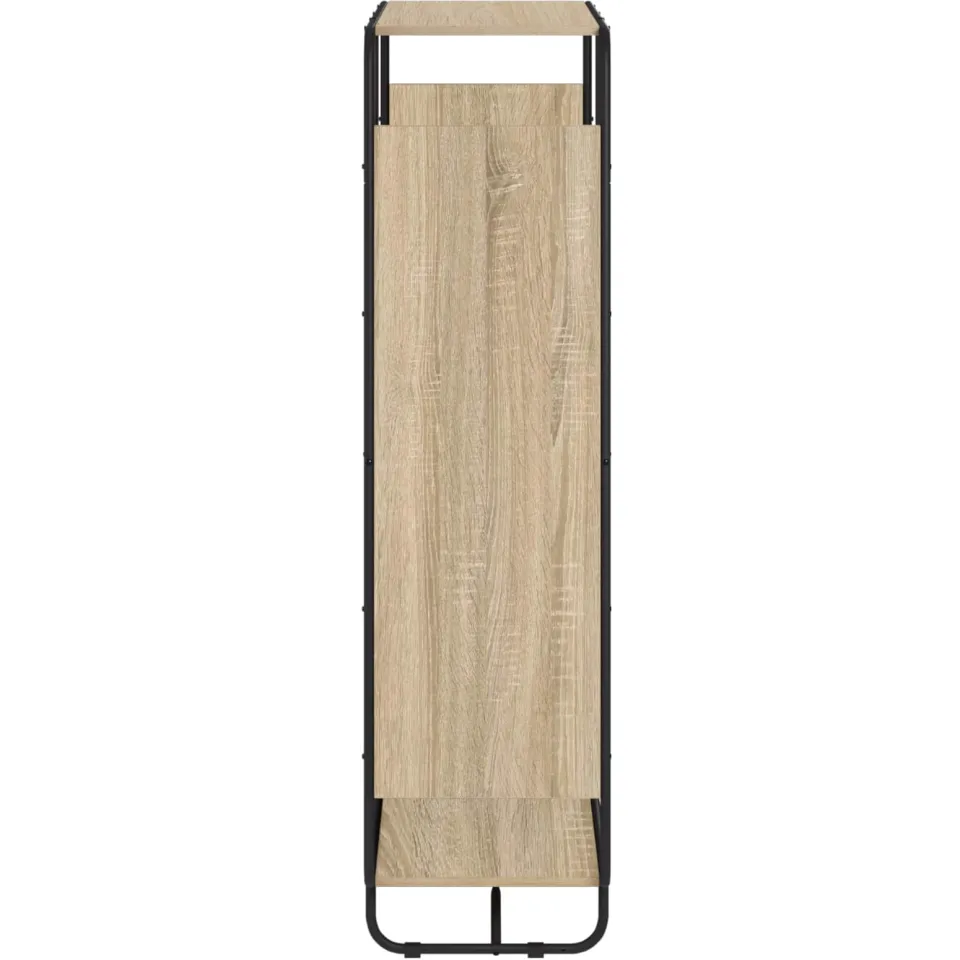 vidaXL Hoge kast Sonoma Eiken 93.5 x 37.5 x 144 cm Bewerkt hout, foto 4