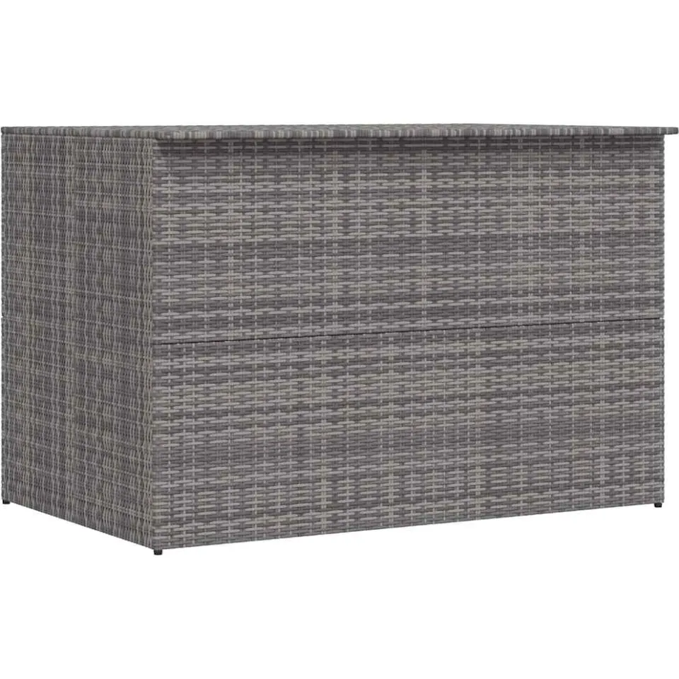 vidaXL Tuinbox 150x100x100 cm poly rattan grijs