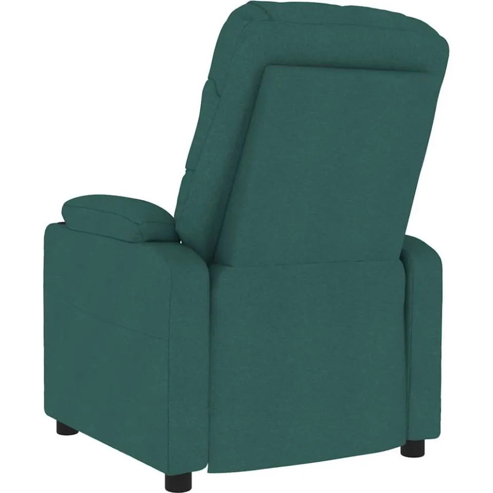 vidaXL Massagestoel stof donkergroen groen, foto 4
