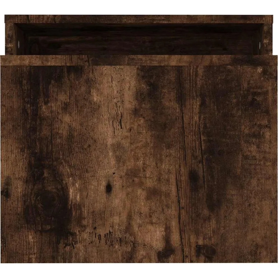 vidaXL Salontafelset 100x48x40 cm bewerkt hout gerookt eikenkleurig, foto 4