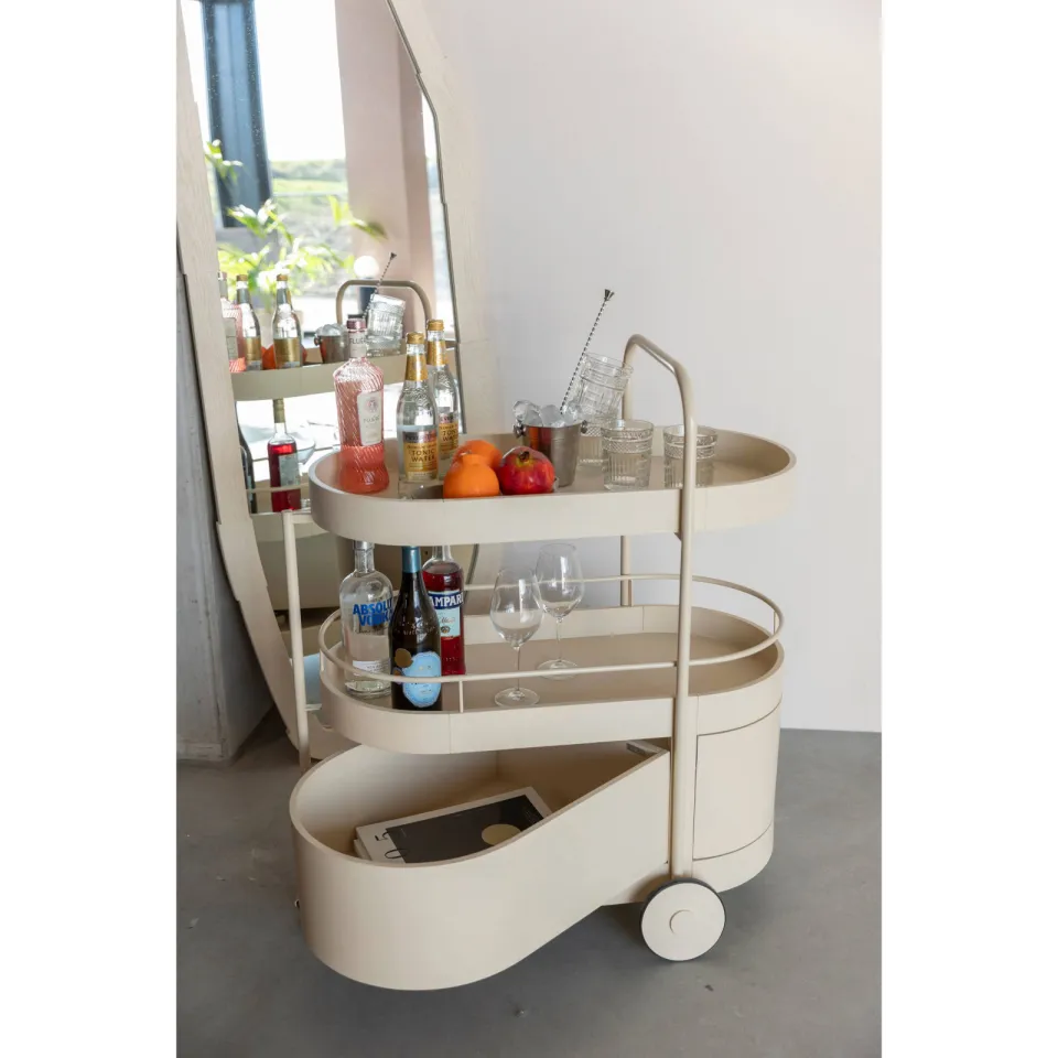 Zuiver Wim trolley beige, foto 4