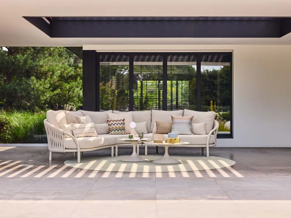 Suns Feroli/Nova hoek loungeset 5-delig taupe, foto 3