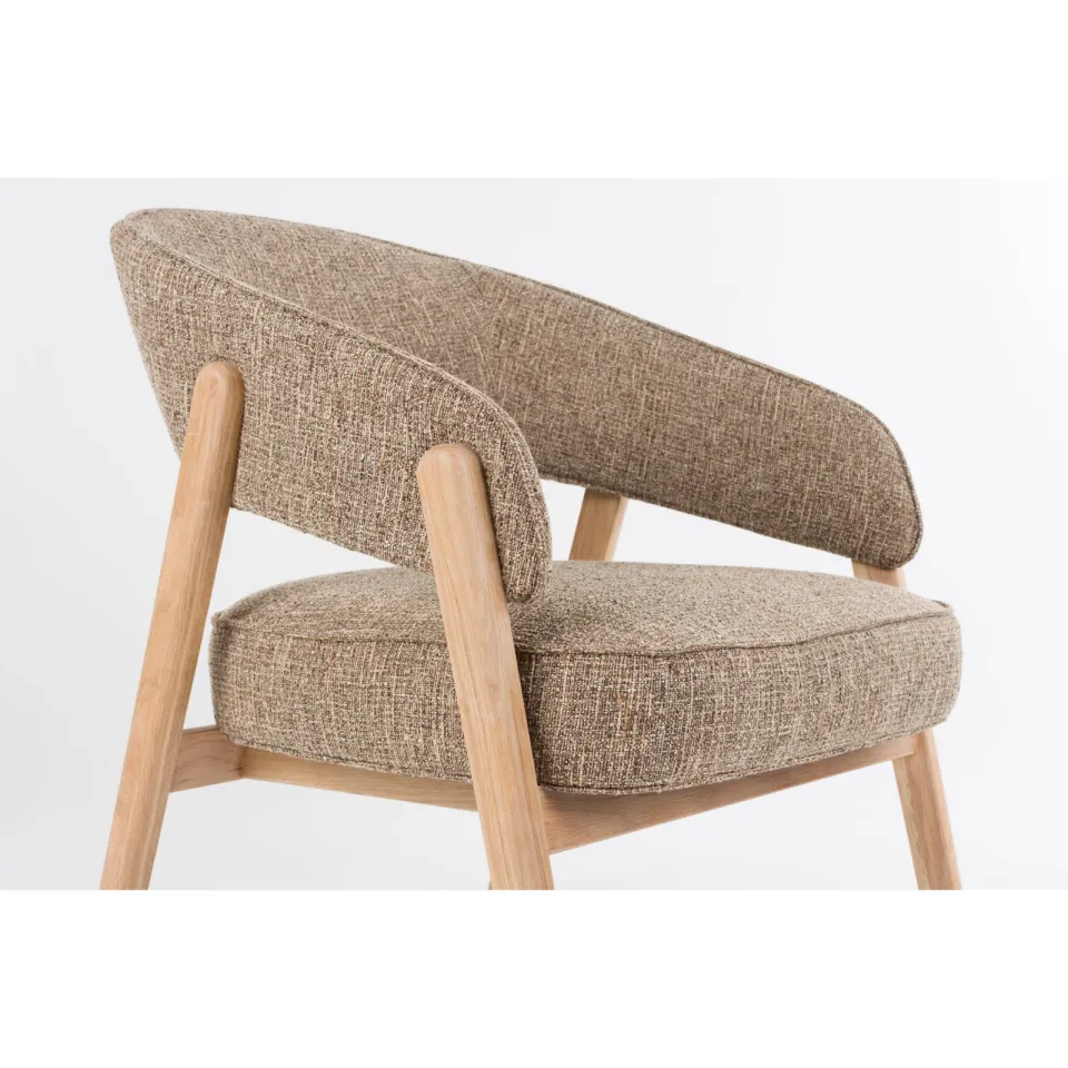 Zuiver fauteuil Bright bruin, foto 7