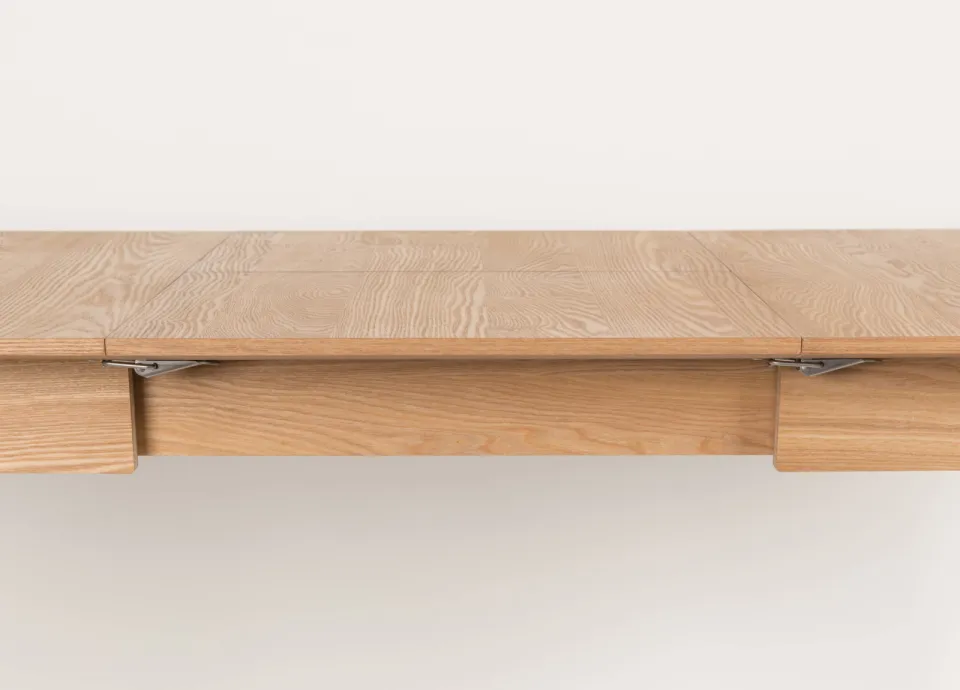 Zuiver verlengbare eetkamertafel Glimps (180/240x90 cm) naturel, foto 6