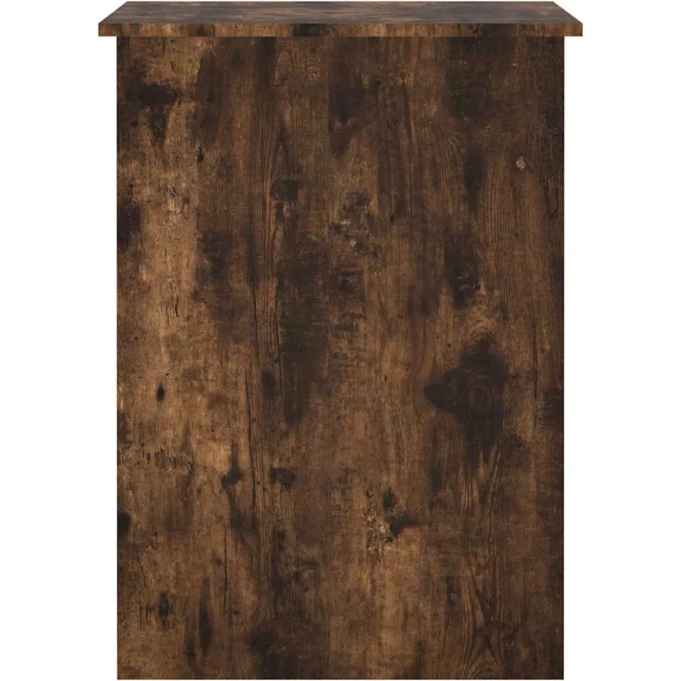vidaXL Bureau 100x55x75 cm bewerkt hout gerookt eikenkleurig, foto 4