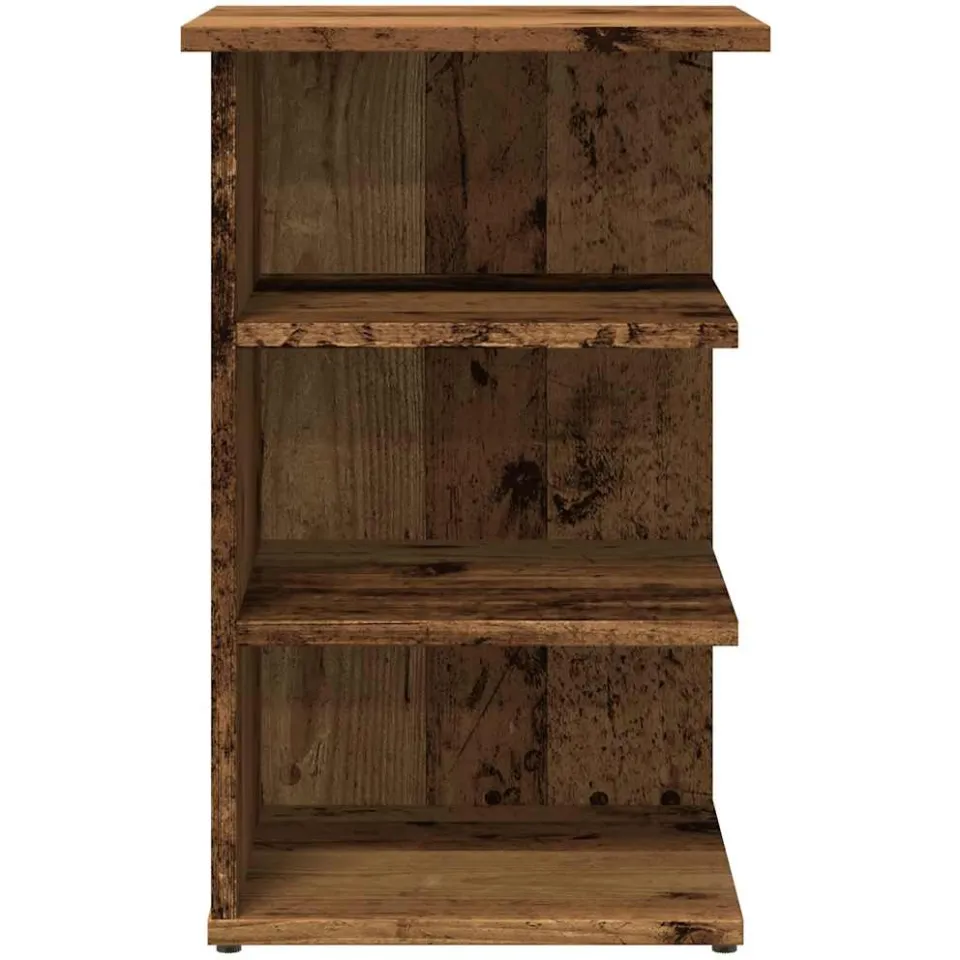 vidaXL Dressoir 35x35x55 cm bewerkt hout oud houtkleurig bruin, foto 4