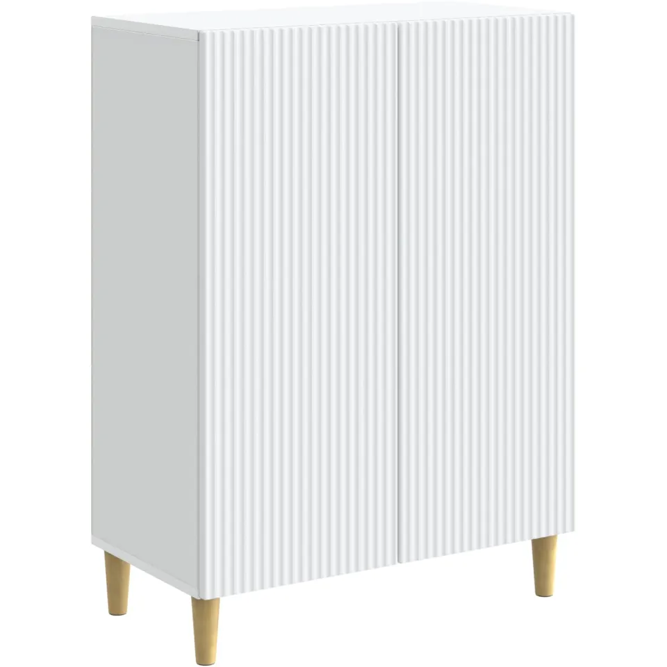 vidaXL Dressoir Wit 66 x 34,5 x 90 cm Bewerkt hout, foto 3