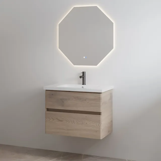 Best Design Badmeubelset Best Design Quick 100 cm Hout + Glans Wit Blad