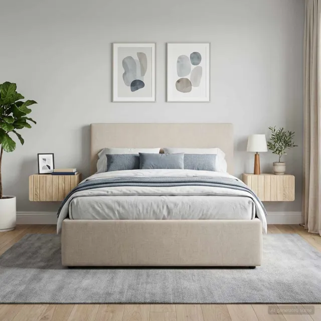 vidaXL Wandbeugel Bedkast 2 st Sonoma Eiken 49 x 34,5 x 24 cm, foto 2