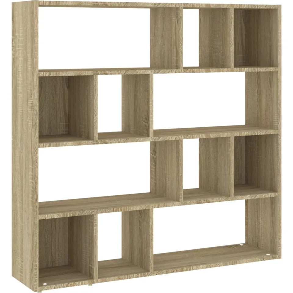 vidaXL Boekenkast / kamerscherm 105x24x102 cm sonoma eikenkleurig Bruin