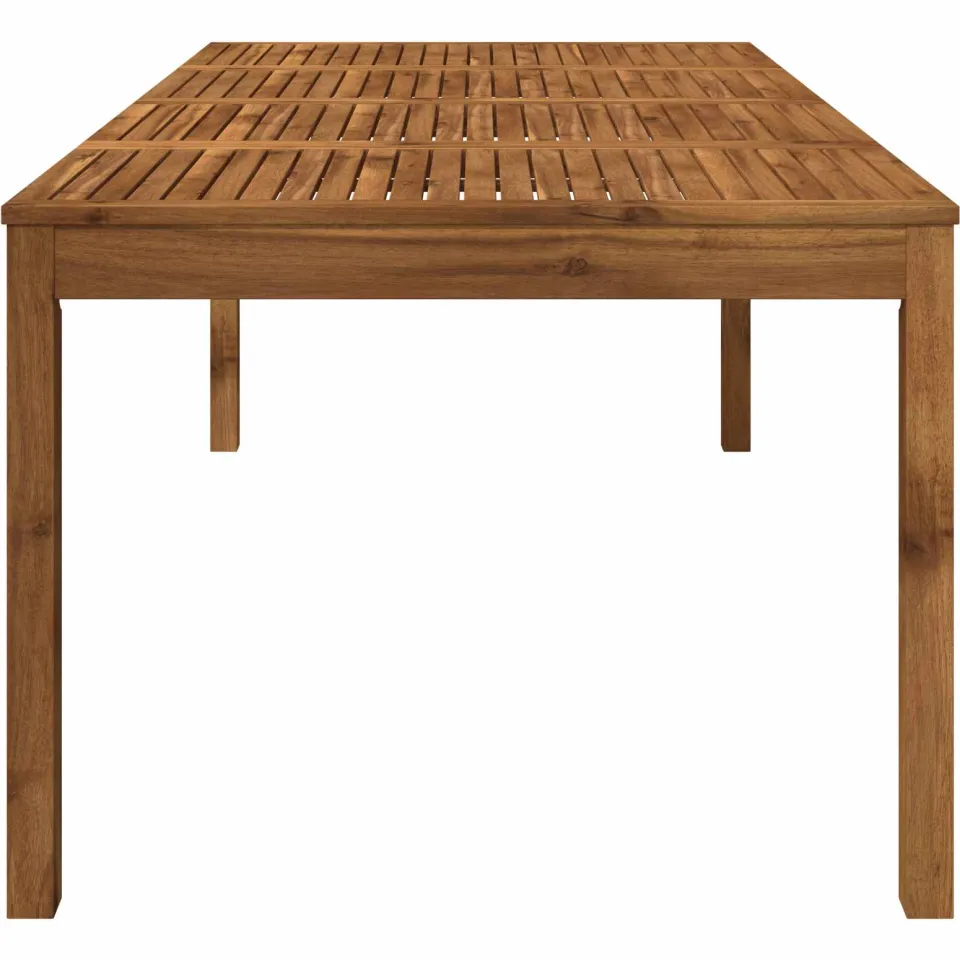 vidaXL Tuindiner tafel LAREN Naturel 196 x 100,5 x 75 cm, foto 4