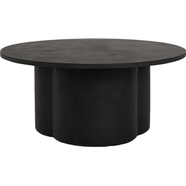 Tower Living Palazzo - Coffeetable dia. 90x40 (h) Zwart