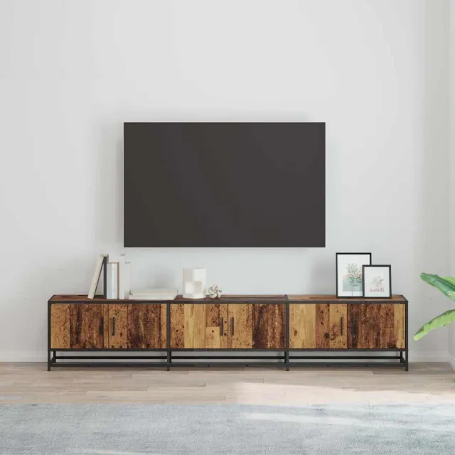 vidaXL TV Eenheden 210 x 35 x 41 cm Oud Hout bruin, foto 2