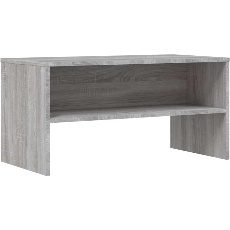 vidaXL Tv-meubel 80x40x40 cm bewerkt hout grijs sonoma eikenkleurig, foto 3