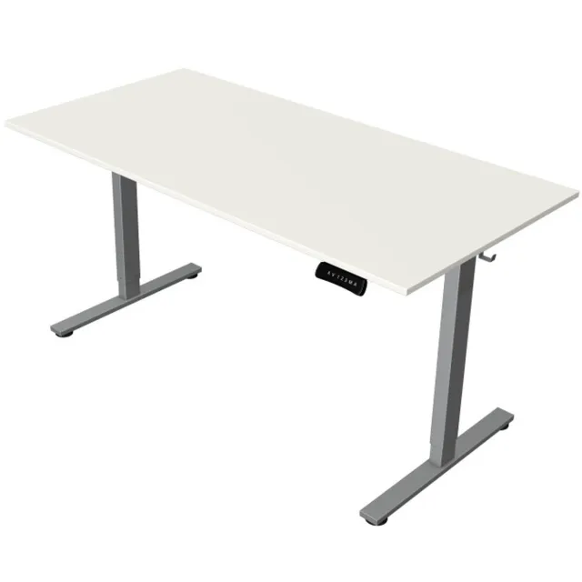 Kerkmann Zit-sta bureau Move New Base – Elektrisch bureau – 140 x 80 cm – Wit