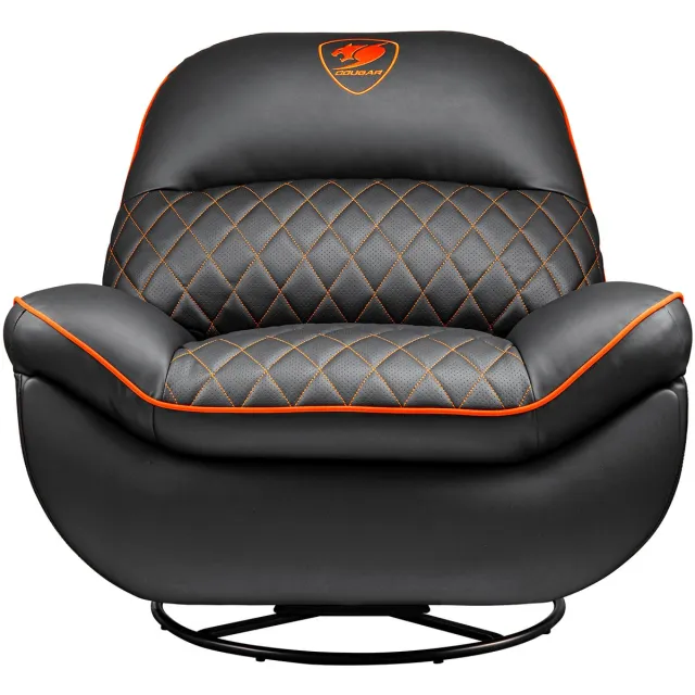 Cougar Gaming Overlord Gaming Sofa - Zwart Black / Orange
