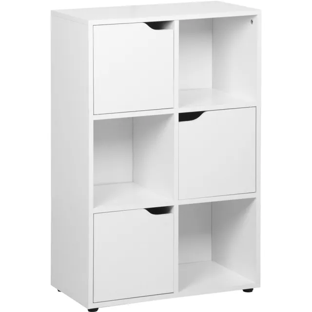 Milton & Oldbrook Boekenkast Vakkenkast 6 Vakken Mallow Wit