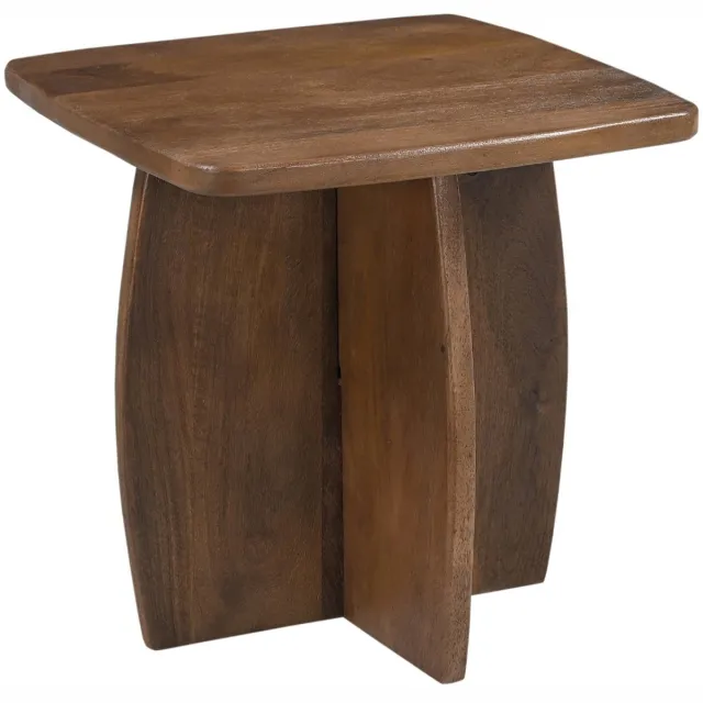 DÉJA Living Bijzettafel Sabine - Donkerbruin Mangohout - 45x45x45cm