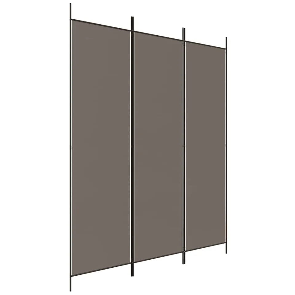 vidaXL Kamerscherm met 3 panelen 150x200 cm stof antracietkleurig, foto 4
