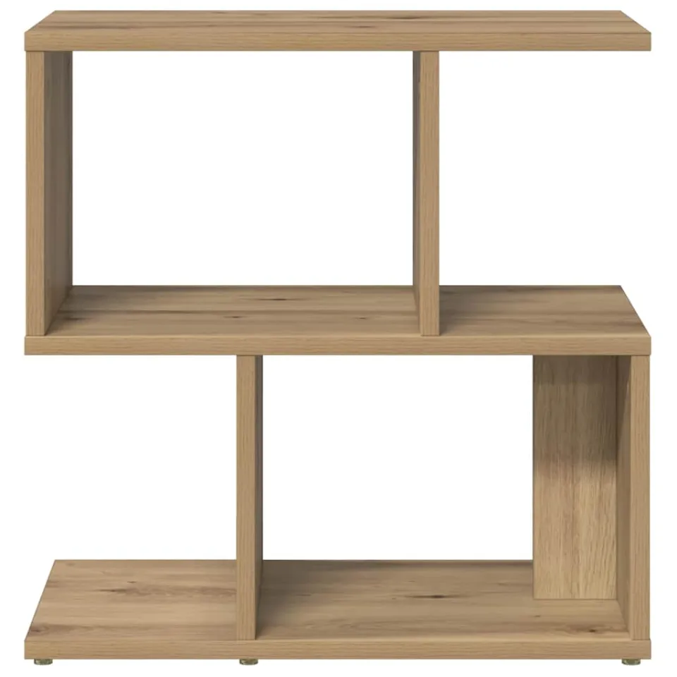 vidaXL Nachtkastjes 2 st 50x30x51,5 cm bewerkt hout artisanaal eiken, foto 4