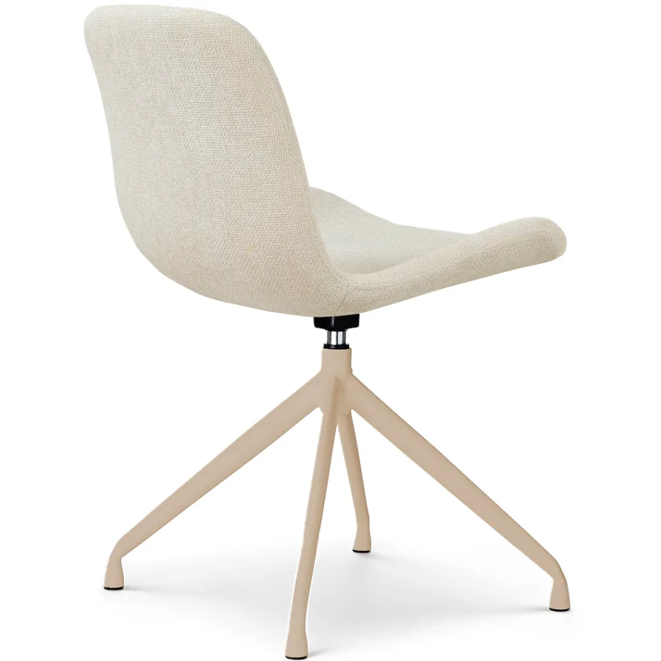 Nolon Nola-Fé draaibare eetkamerstoel cottonbeige - beige onderstel, foto 4
